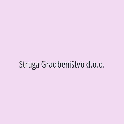 Struga Gradbeništvo d.o.o. - Logotip