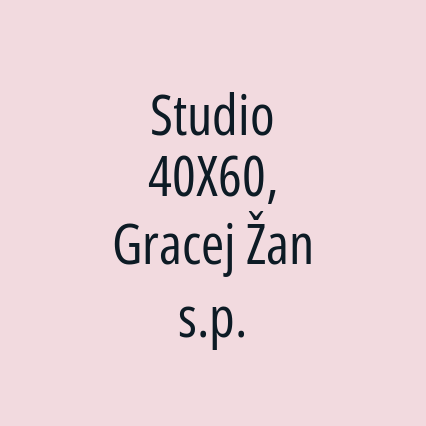 Studio 40X60, Gracej Žan s.p. - Logotip