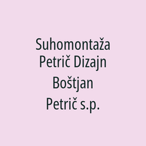 Suhomontaža Petrič Dizajn Boštjan Petrič s.p. - Logotip