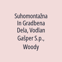 Suhomontažna In Gradbena Dela, Vodlan Gašper S.p., Woody - Logotip