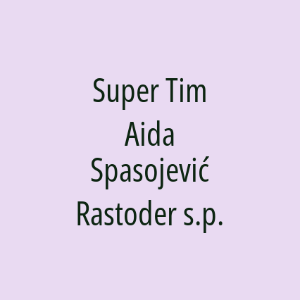 Super Tim Aida Spasojević Rastoder s.p. - Logotip