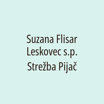 Suzana Flisar Leskovec s.p. Strežba Pijač - Logotip