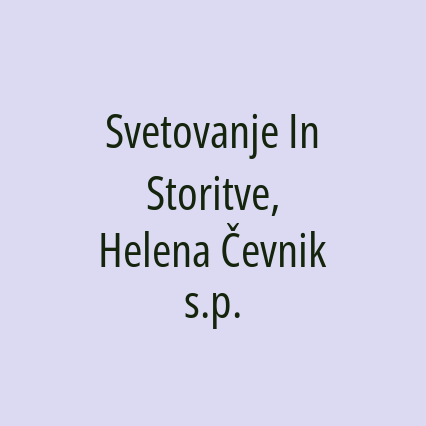 Svetovanje In Storitve, Helena Čevnik s.p. - Logotip