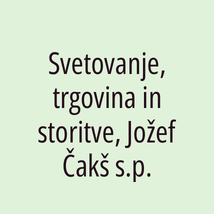 Svetovanje, trgovina in storitve, Jožef Čakš s.p. - Logotip