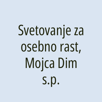 Svetovanje za osebno rast, Mojca Dim s.p. - Logotip