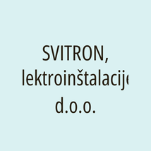 SVITRON, elektroinštalacije, d.o.o. - Logotip