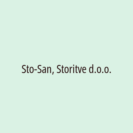 Sto-San, Storitve d.o.o.