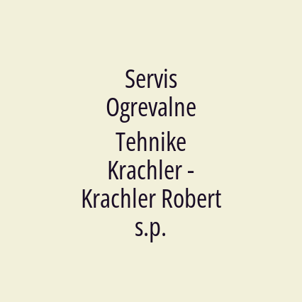 Servis Ogrevalne Tehnike Krachler - Krachler Robert s.p. - Logotip