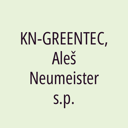 KN-GREENTEC, Aleš Neumeister s.p.