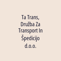 Ta Trans, Družba Za Transport In Špedicijo d.o.o. - Logotip