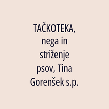 TAČKOTEKA, nega in striženje psov, Tina Gorenšek s.p. - Logotip