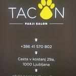 Tacon, Salon Za Nego Psov, Silvija Pogačar s.p. - Logotip