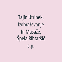 Tajin Utrinek, Izobraževanje In Masaže, Špela Rihtaršič s.p. - Logotip