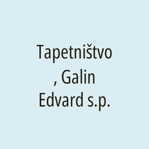 Tapetništvo, Galin Edvard s.p. - Logotip