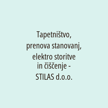 Tapetništvo, šivanje in razvoj - STILAS d.o.o. - Logotip