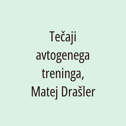 Tečaji avtogenega treninga, Matej Drašler - Logotip