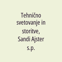 Tehnično svetovanje in storitve, Sandi Ajster s.p. - Logotip