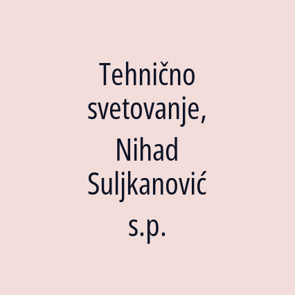 Tehnično svetovanje, Nihad Suljkanović s.p. - Logotip