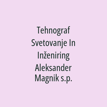 Tehnograf Svetovanje In Inženiring Aleksander Magnik s.p. - Logotip