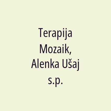 Terapija Mozaik, Alenka Ušaj s.p. - Logotip