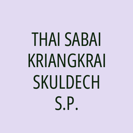 THAI SABAI KRIANGKRAI SKULDECH S.P. - Logotip