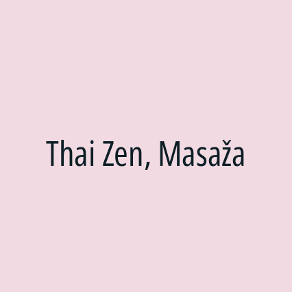 Thai Zen, Masaža - Logotip