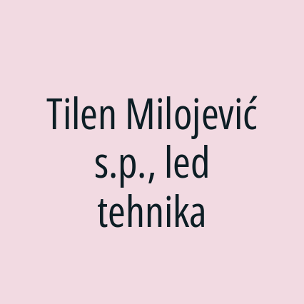 Tilen Milojević s.p., led tehnika - Logotip