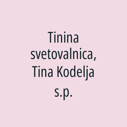 Tinina svetovalnica, Tina Kodelja s.p. - Logotip