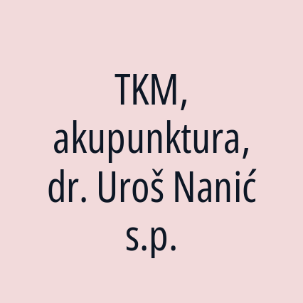 TKM, akupunktura, dr. Uroš Nanić s.p. - Logotip