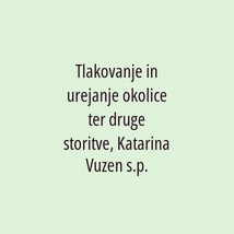 Tlakovanje in urejanje okolice ter druge storitve, Katarina Vuzen s.p. - Logotip