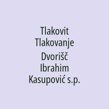 Tlakovit Tlakovanje Dvorišč Ibrahim Kasupović s.p. - Logotip