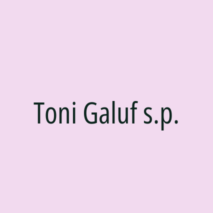 Toni Galuf s.p. - Logotip