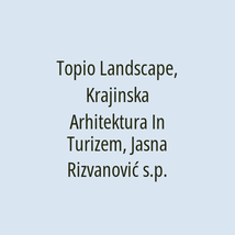 Topio Landscape, Krajinska Arhitektura In Turizem, Jasna Rizvanović s.p. - Logotip