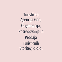 Turistična Agencija Gea, Organizacija, Posredovanje In Prodaja Turističnih Storitev, d.o.o. - Logotip