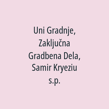 Uni Gradnje, Zaključna Gradbena Dela, Samir Kryeziu s.p. - Logotip