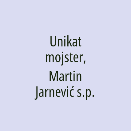 Unikat mojster, Martin Jarnević s.p. - Logotip