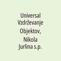 Universal Vzdrževanje Objektov, Nikola Jurlina s.p. - Logotip