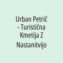 Urban Petrič - Turistična Kmetija Z Nastanitvijo - Logotip