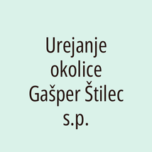 Urejanje okolice Gašper Štilec s.p. - Logotip