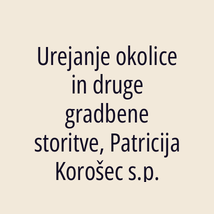 Urejanje okolice in druge gradbene storitve, Patricija Korošec s.p. - Logotip
