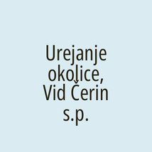 Urejanje okolice, Vid Čerin s.p. - Logotip