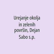 Urejanje okolja in zelenih površin, Dejan Sabo s.p. - Logotip