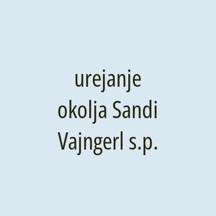 urejanje okolja Sandi Vajngerl s.p. - Logotip