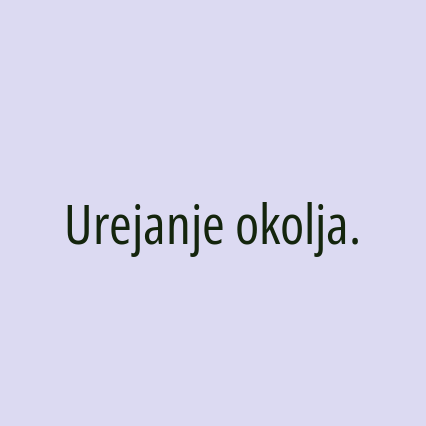 Urejanje okolja. - Logotip