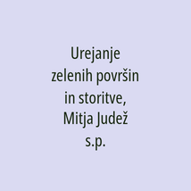 Urejanje zelenih površin in storitve, Mitja Judež s.p. - Logotip