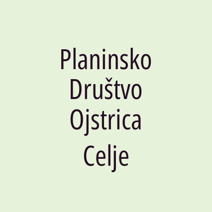 Planinsko Društvo Ojstrica Celje