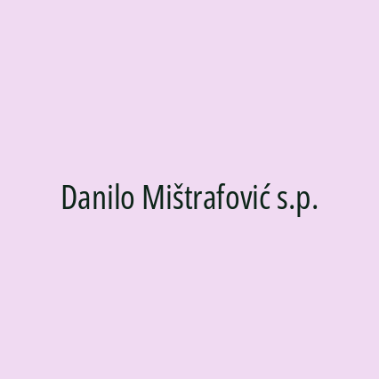 Danilo Mištrafović s.p.