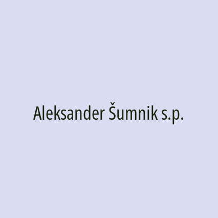 Aleksander Šumnik s.p.