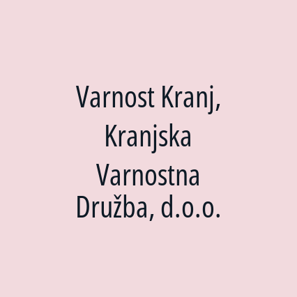 Varnost Kranj, Kranjska Varnostna Družba, d.o.o. - Logotip