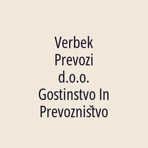 Verbek Prevozi d.o.o. Gostinstvo In Prevozništvo - Logotip